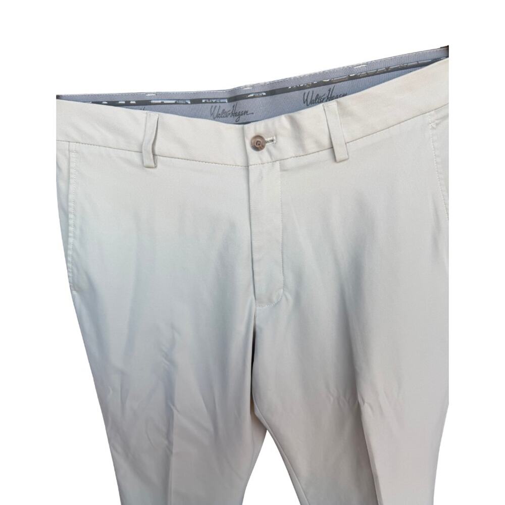 Walter Hagen 11 Majors Golf Pants Mens 34x30 Light Khaki Performance Slacks